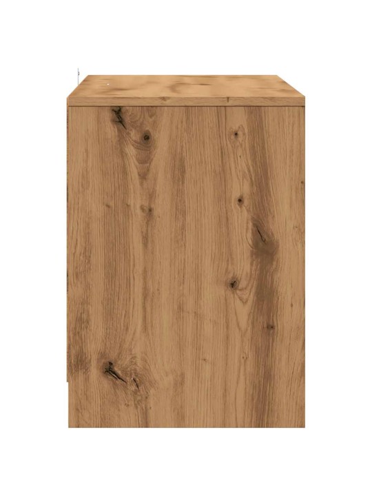 Tv skříňka dub artisan 102 x 37,5 x 52,5 cm kompozitní dřevo