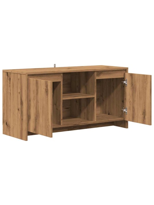 Tv skříňka dub artisan 102 x 37,5 x 52,5 cm kompozitní dřevo
