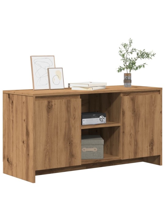 Tv skříňka dub artisan 102 x 37,5 x 52,5 cm kompozitní dřevo