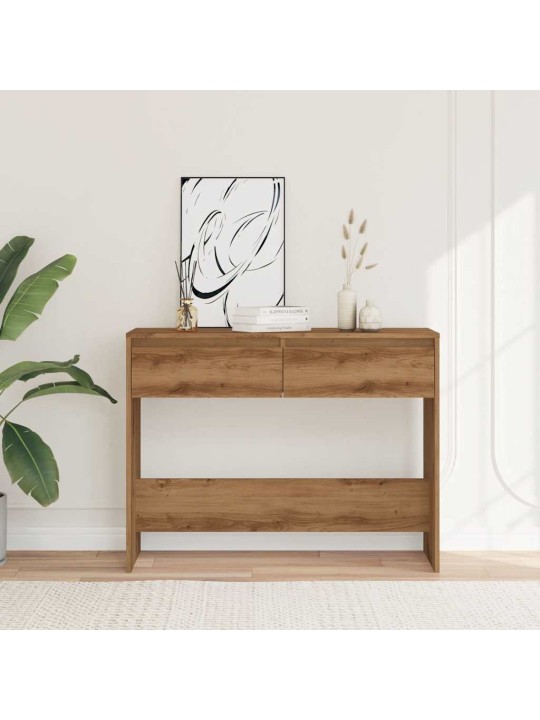 Konzolový stolek dub artisan 100x35x76,5 cm kompozitní dřevo
