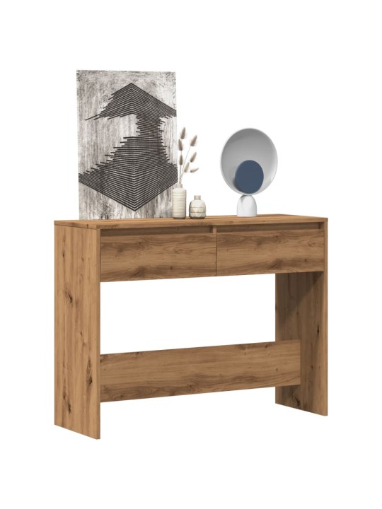 Konzolový stolek dub artisan 100x35x76,5 cm kompozitní dřevo