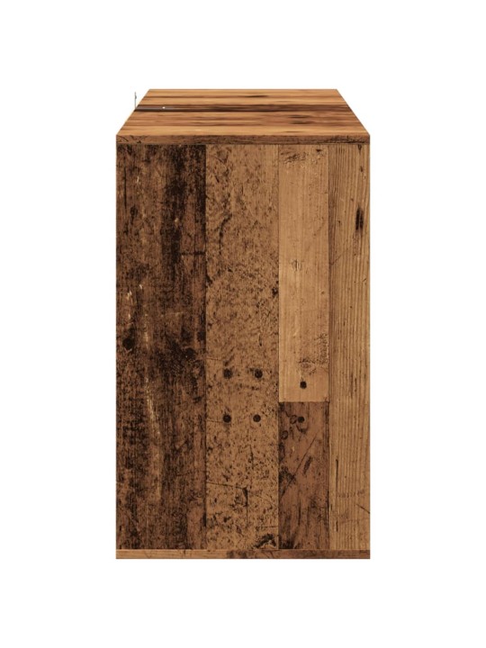 Příborník old wood 120 x 41 x 75 cm kompozitní dřevo
