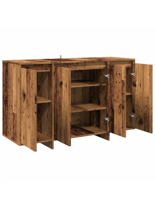 Příborník old wood 120 x 41 x 75 cm kompozitní dřevo