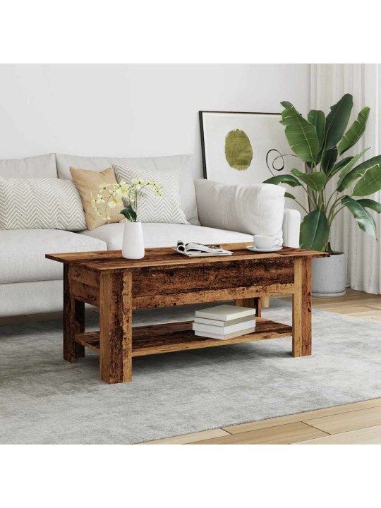 Konferenční stolek old wood 102 x 55 x 42 cm kompozitní dřevo