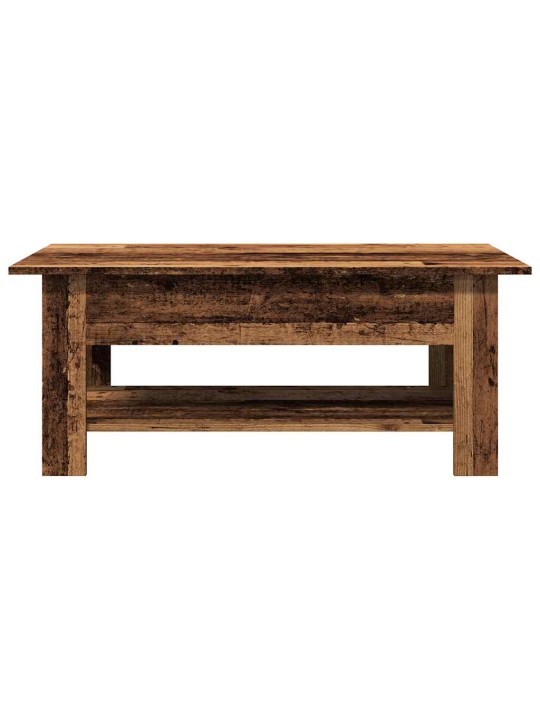 Konferenční stolek old wood 102 x 55 x 42 cm kompozitní dřevo
