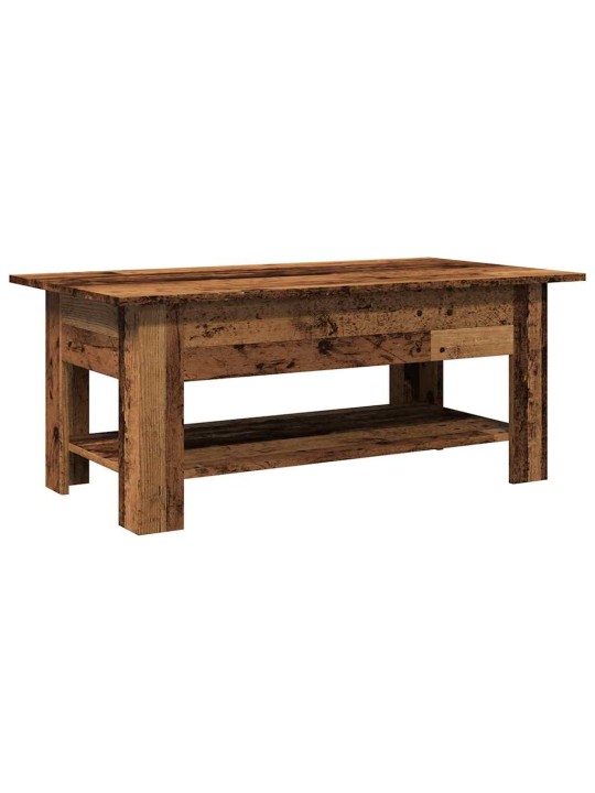 Konferenční stolek old wood 102 x 55 x 42 cm kompozitní dřevo