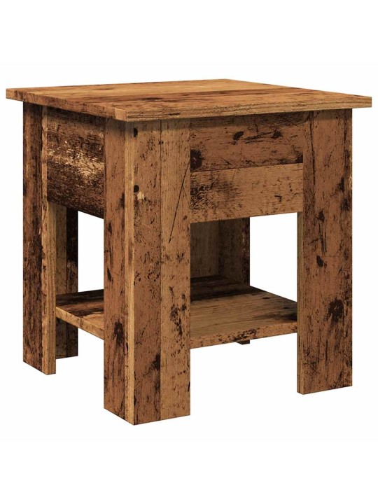 Konferenční stolek old wood 40 x 40 x 42 cm kompozitní dřevo