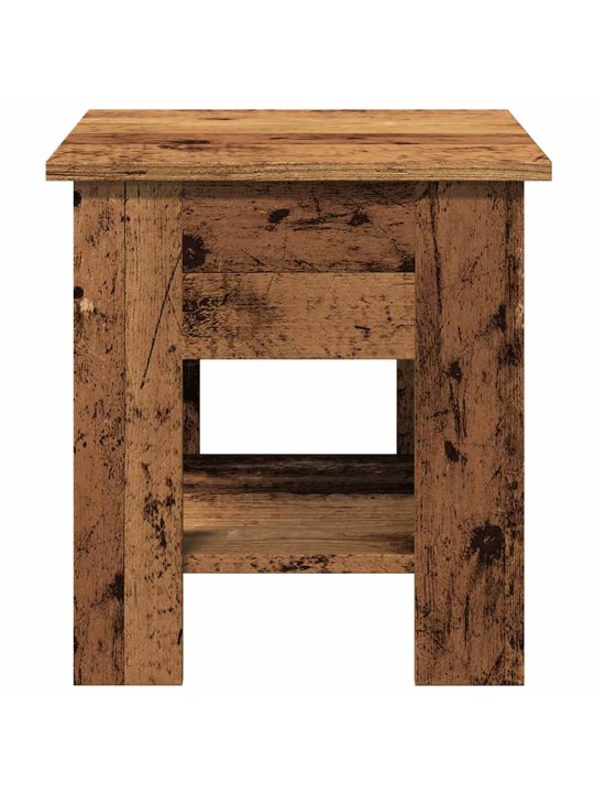 Konferenční stolek old wood 40 x 40 x 42 cm kompozitní dřevo