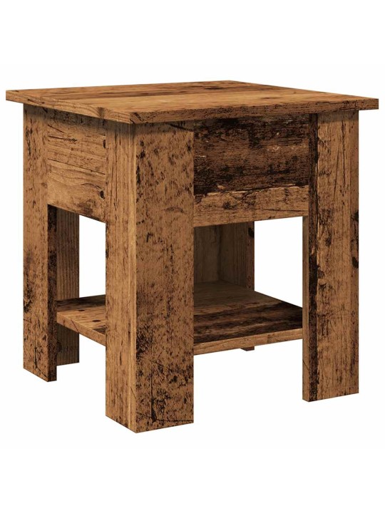 Konferenční stolek old wood 40 x 40 x 42 cm kompozitní dřevo