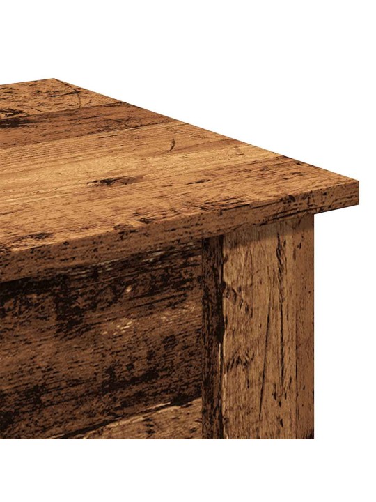 Konferenční stolek old wood 40 x 40 x 42 cm kompozitní dřevo