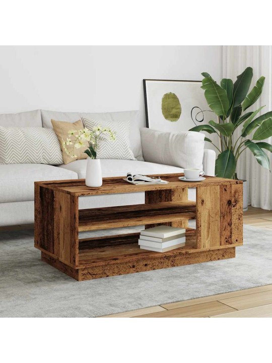 Konferenční stolek old wood 102 x 55 x 43 cm kompozitní dřevo