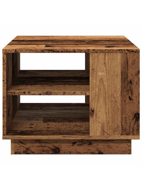 Konferenční stolek old wood 55 x 55 x 42 cm kompozitní dřevo
