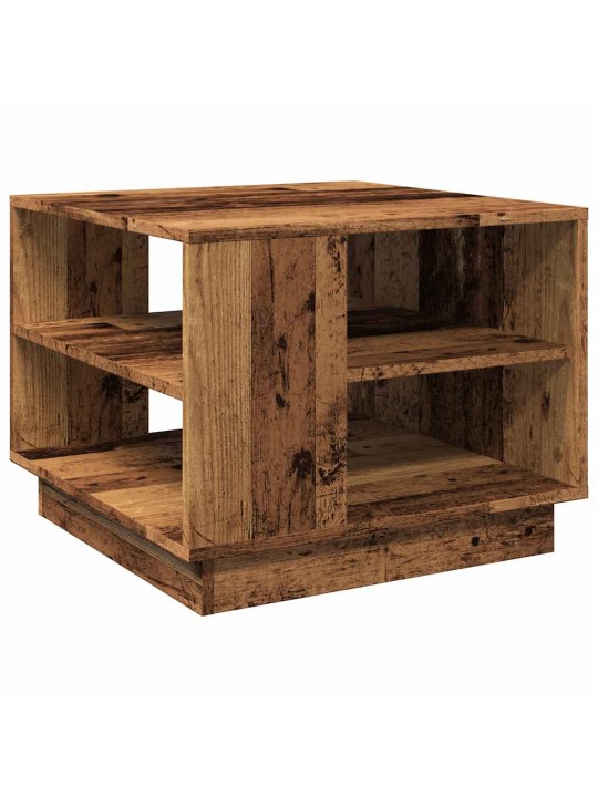 Konferenční stolek old wood 55 x 55 x 42 cm kompozitní dřevo