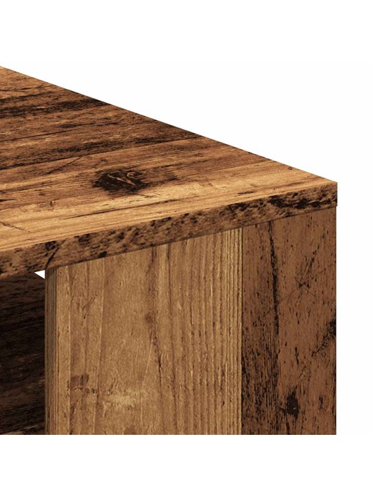 Konferenční stolek old wood 55 x 55 x 42 cm kompozitní dřevo