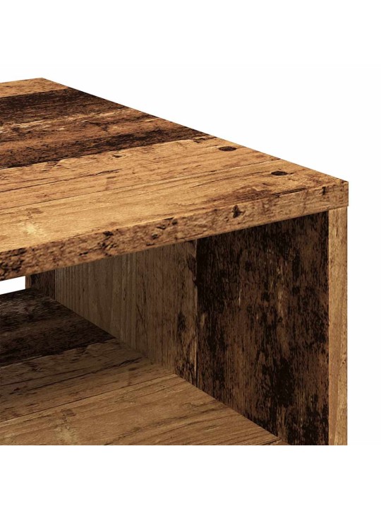 Konferenční stolek old wood 40 x 40 x 43 cm kompozitní dřevo