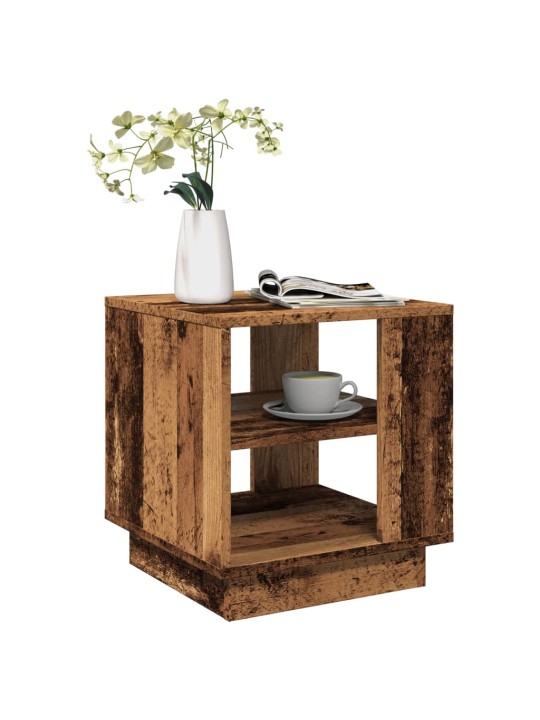 Konferenční stolek old wood 40 x 40 x 43 cm kompozitní dřevo