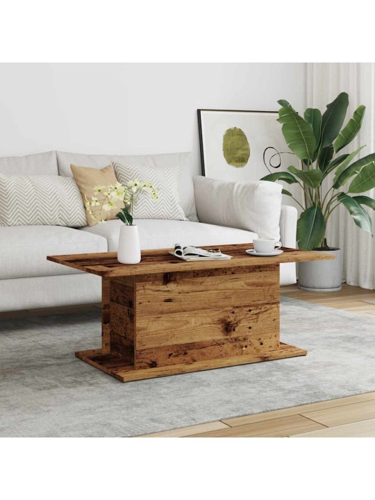 Konferenční stolek old wood 102 x 55,5 x 40 cm kompozitní dřevo