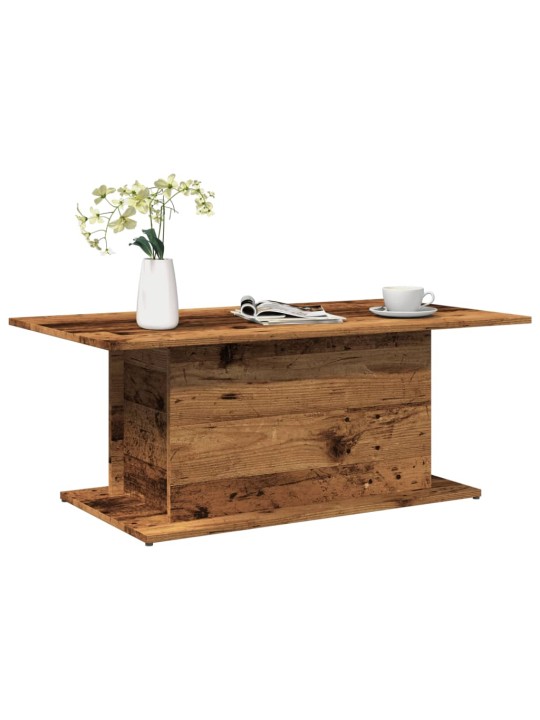 Konferenční stolek old wood 102 x 55,5 x 40 cm kompozitní dřevo