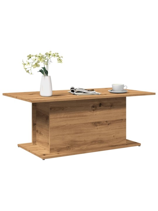 Konferenční stolek dub artisan 102x55,5x40 cm kompozitní dřevo