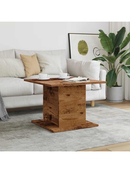 Konferenční stolek old wood 55,5x55,5x40 cm kompozitní dřevo