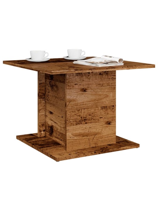 Konferenční stolek old wood 55,5x55,5x40 cm kompozitní dřevo