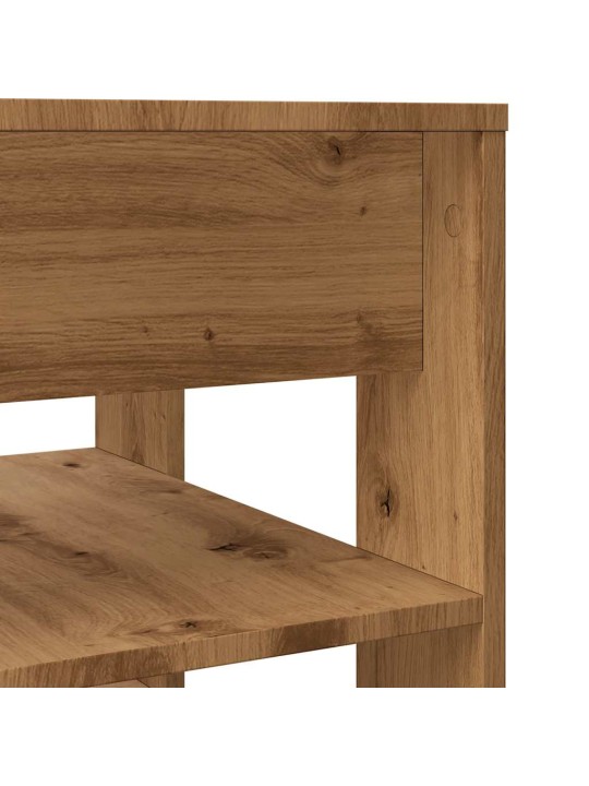 Konferenční stolek dub artisan 55,5x55x45 cm kompozitní dřevo
