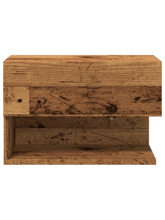 Nástěnné noční stolky 2 ks old wood