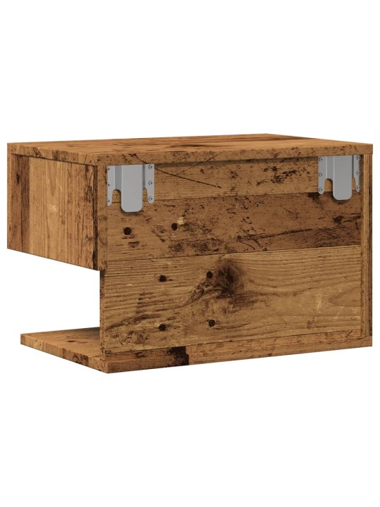 Nástěnné noční stolky 2 ks old wood