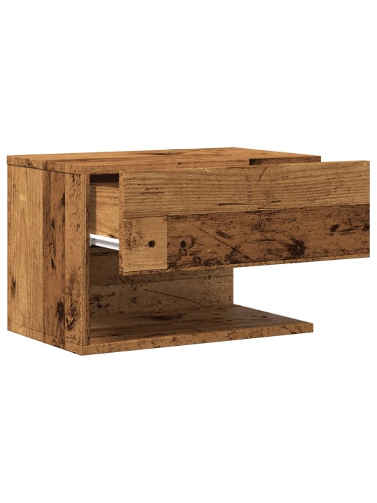 Nástěnné noční stolky 2 ks old wood