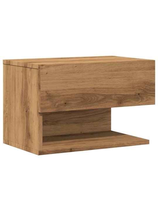 Nástěnný noční stolek dub artisan
