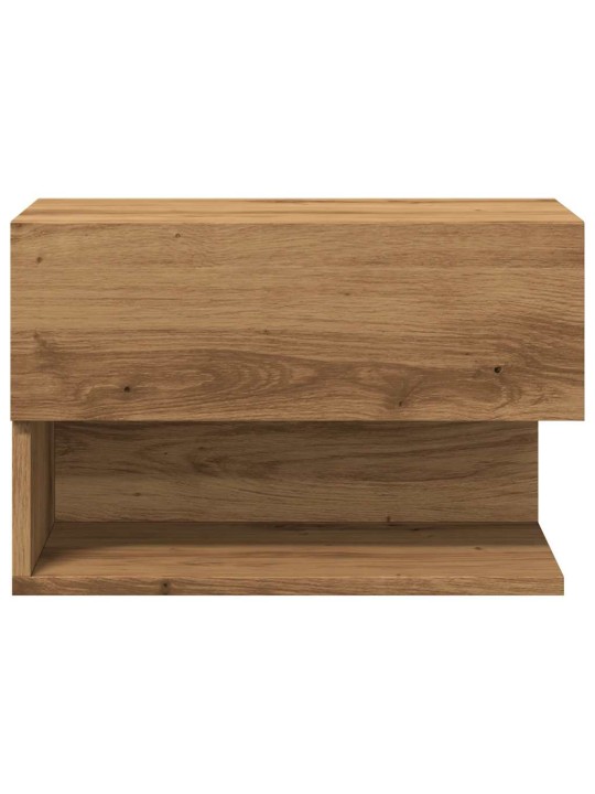Nástěnný noční stolek dub artisan
