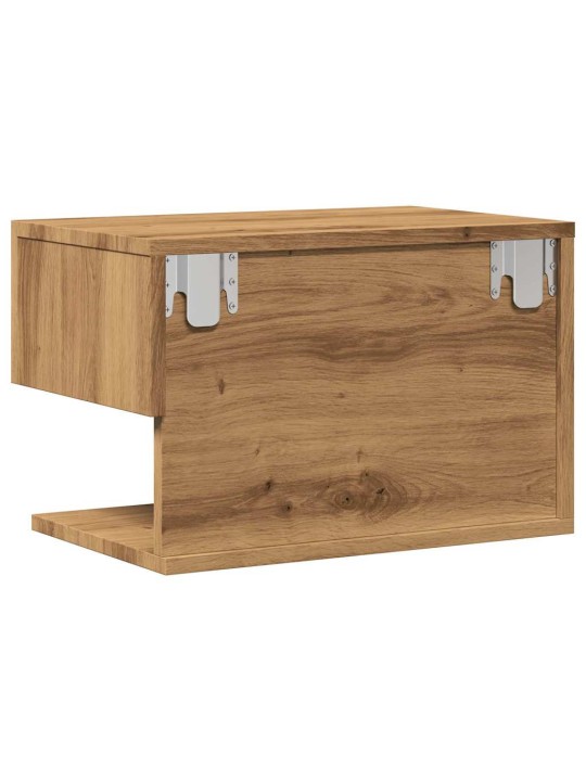 Nástěnný noční stolek dub artisan