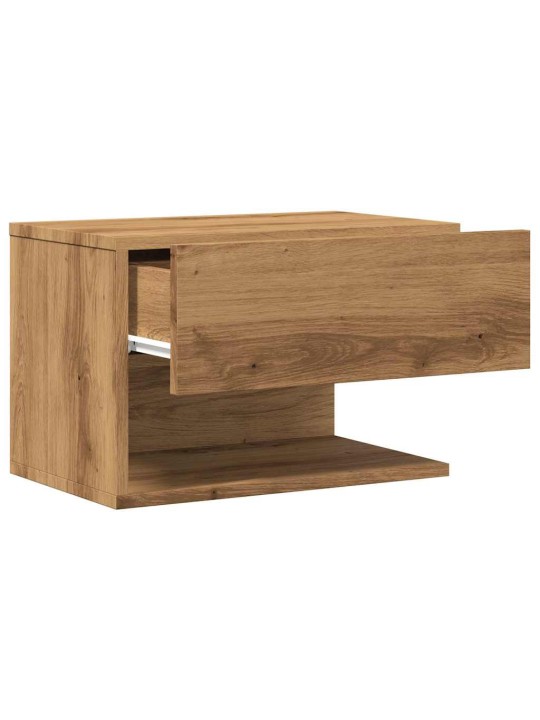 Nástěnný noční stolek dub artisan