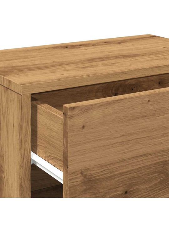Nástěnný noční stolek dub artisan