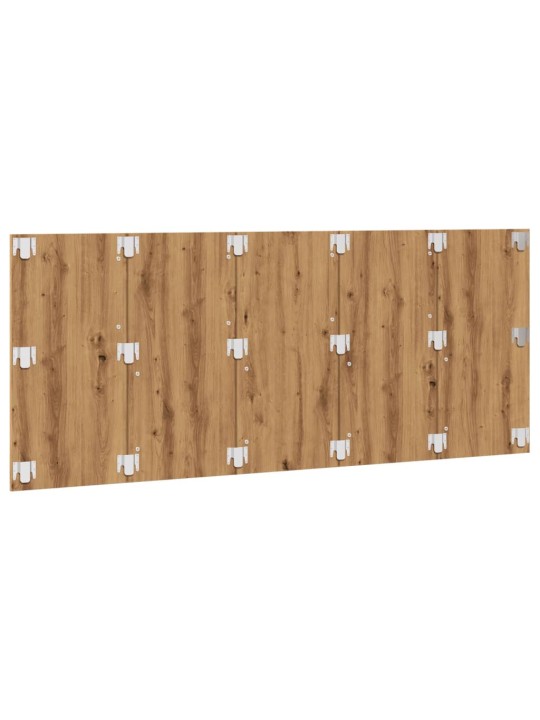 Čelo postele dub artisan 200 x 1,5 x 80 cm kompozitní dřevo