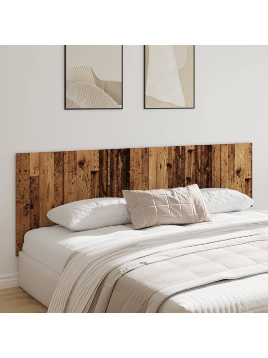 Nástěnné čelo postele old wood 240x1,5x80 cm kompozitní dřevo