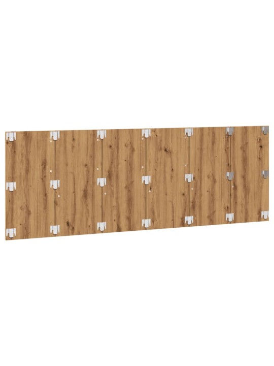 Nástěnné čelo postele dub artisan 240x1,5x80cm kompozitní dřevo