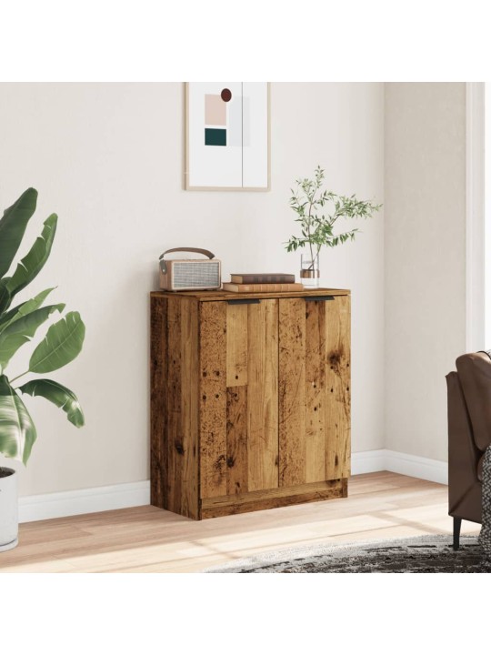 Příborník old wood 60 x 30 x 70 cm kompozitní dřevo