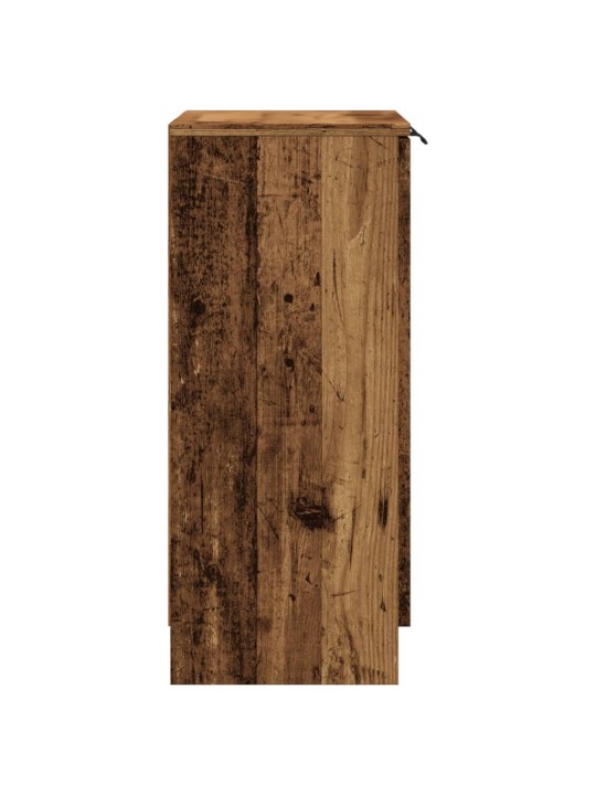 Příborník old wood 60 x 30 x 70 cm kompozitní dřevo
