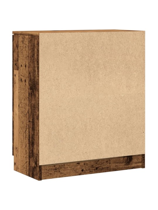 Příborník old wood 60 x 30 x 70 cm kompozitní dřevo