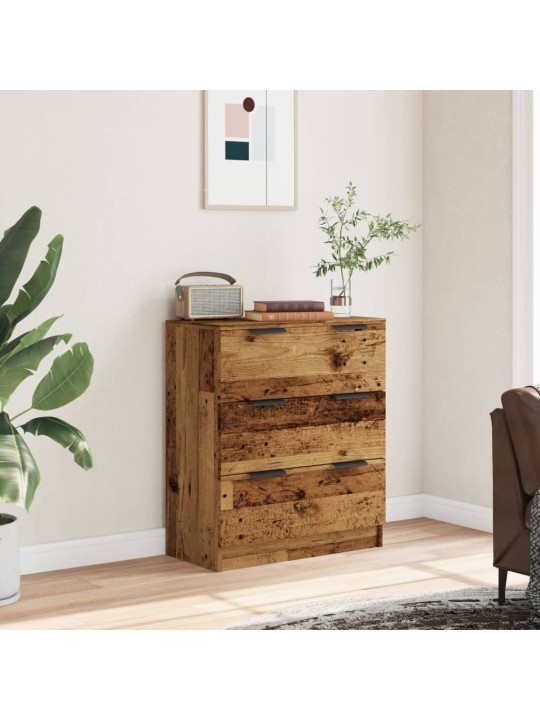 Příborník old wood 60 x 30 x 70 cm kompozitní dřevo