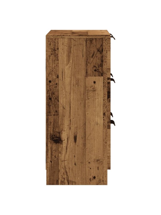 Příborník old wood 60 x 30 x 70 cm kompozitní dřevo