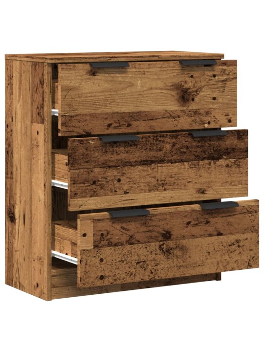 Příborník old wood 60 x 30 x 70 cm kompozitní dřevo