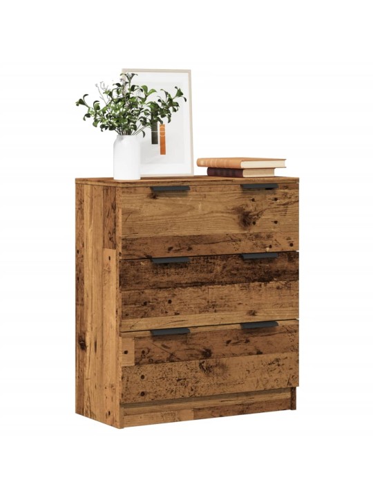 Příborník old wood 60 x 30 x 70 cm kompozitní dřevo