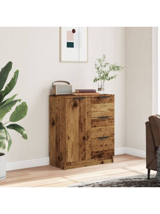 Příborník old wood 60 x 30 x 70 cm kompozitní dřevo