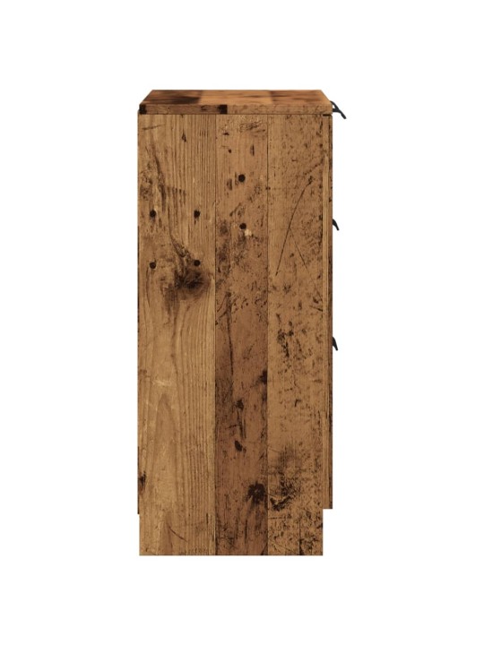 Příborník old wood 60 x 30 x 70 cm kompozitní dřevo