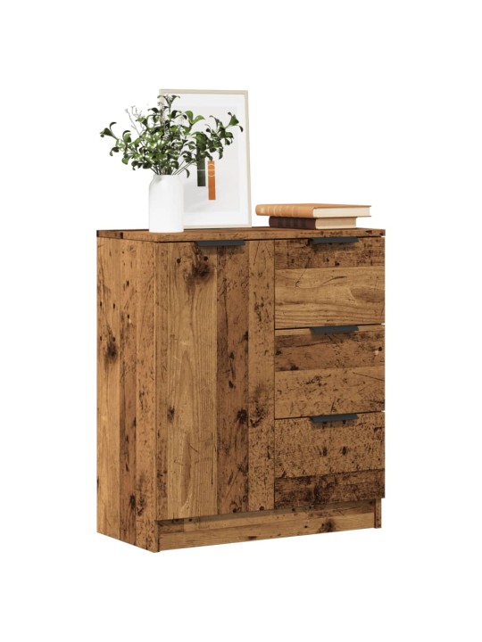 Příborník old wood 60 x 30 x 70 cm kompozitní dřevo