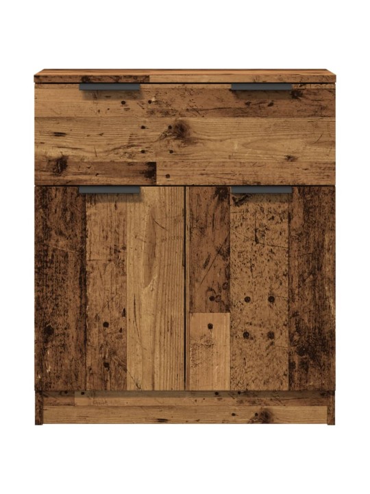 Příborník old wood 60 x 30 x 70 cm kompozitní dřevo