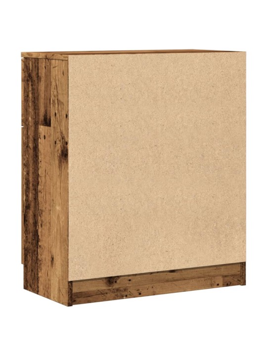 Příborník old wood 60 x 30 x 70 cm kompozitní dřevo