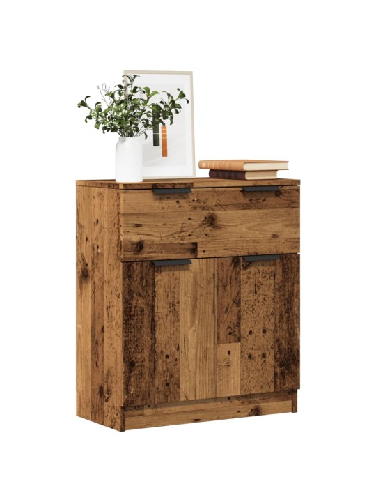 Příborník old wood 60 x 30 x 70 cm kompozitní dřevo